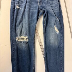 Silver Jeans Women's “Sam” Distressed Denim Skinny Jeans